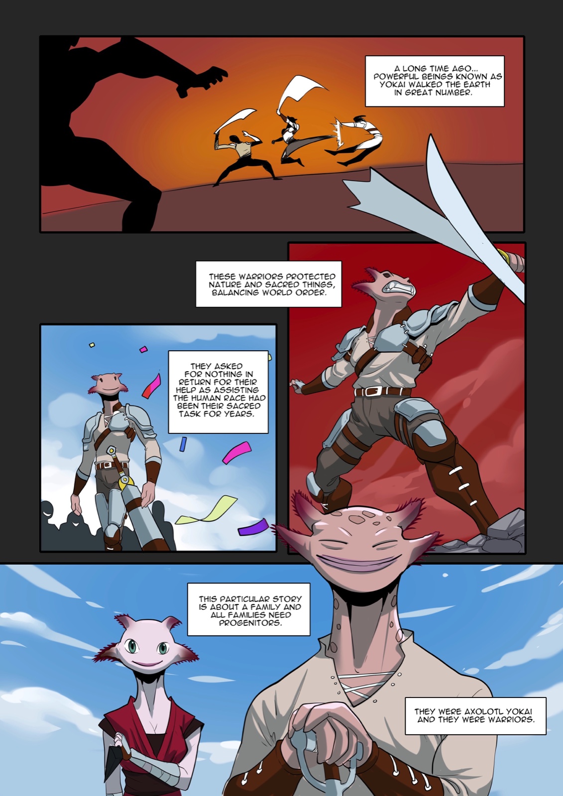 Page 1 of the Axolotl Rangefinders Issue 1 preview