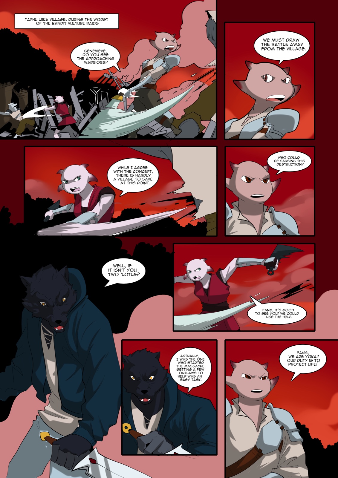 Page 2 of the Axolotl Rangefinders Issue 1 preview