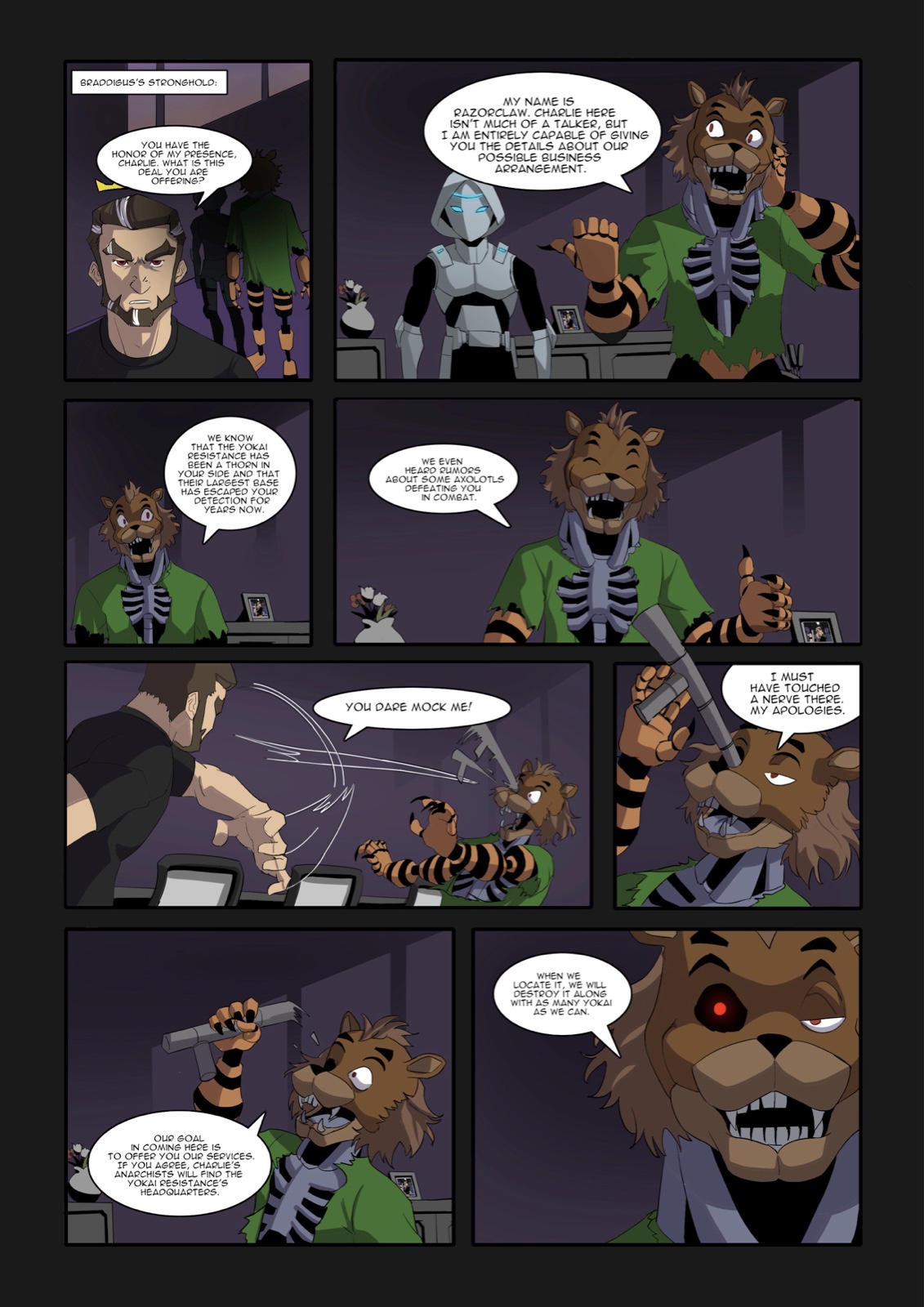 Page 1 of the Axolotl Rangefinders Issue 2 preview