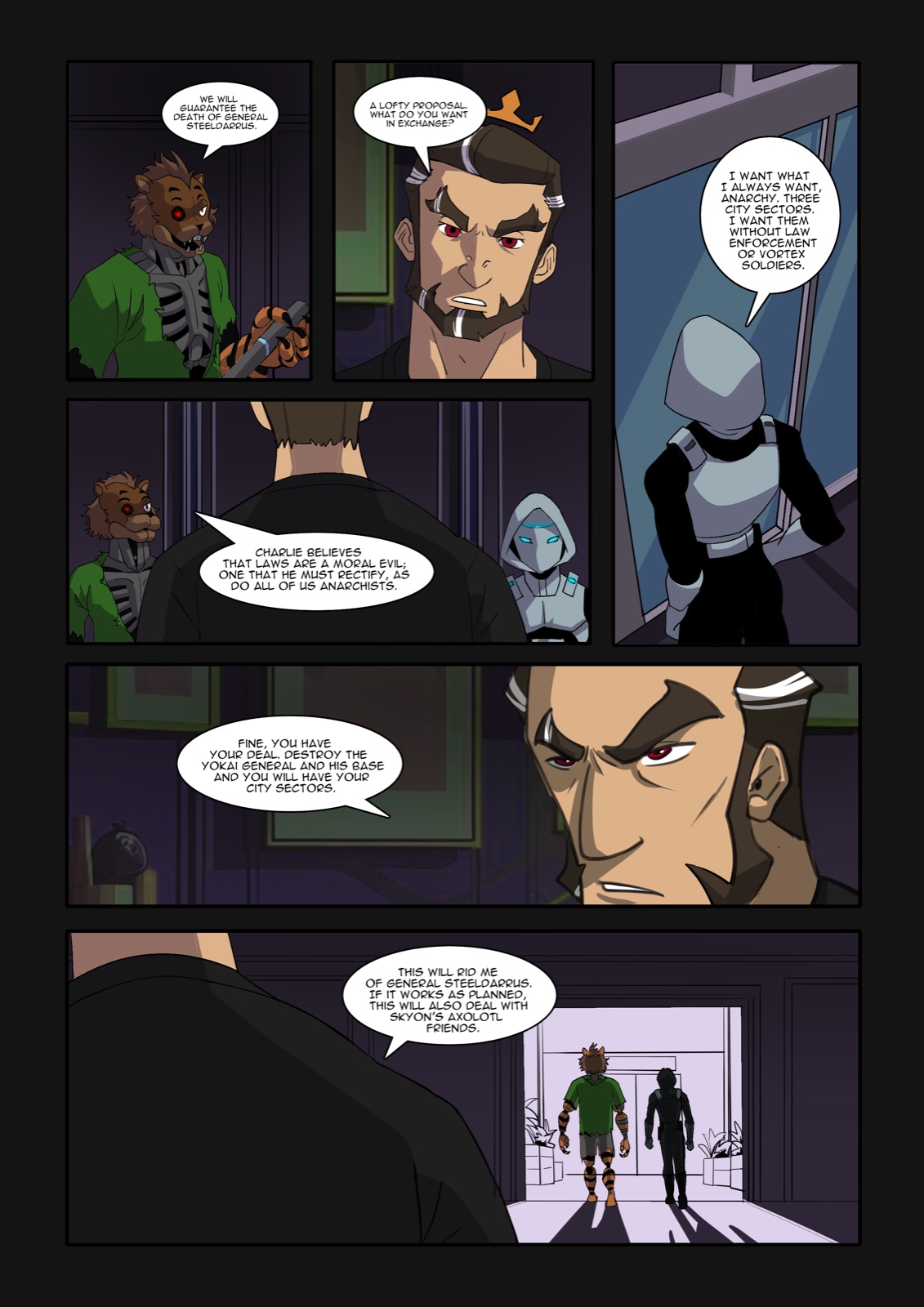 Page 2 of the Axolotl Rangefinders Issue 2 preview
